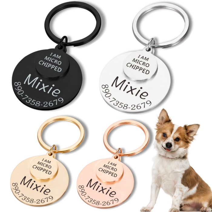 Personalised Round Pet Tag