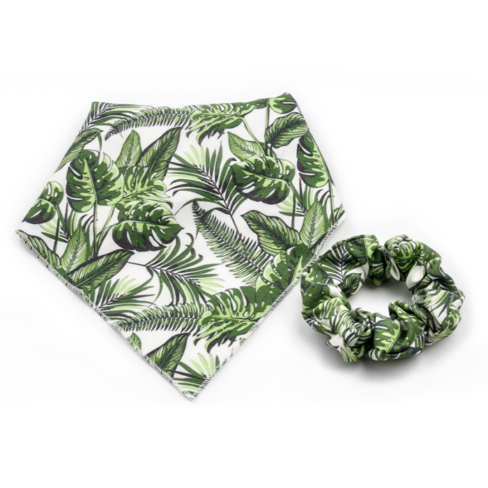 Botanical Bandana & Scrunchie Set